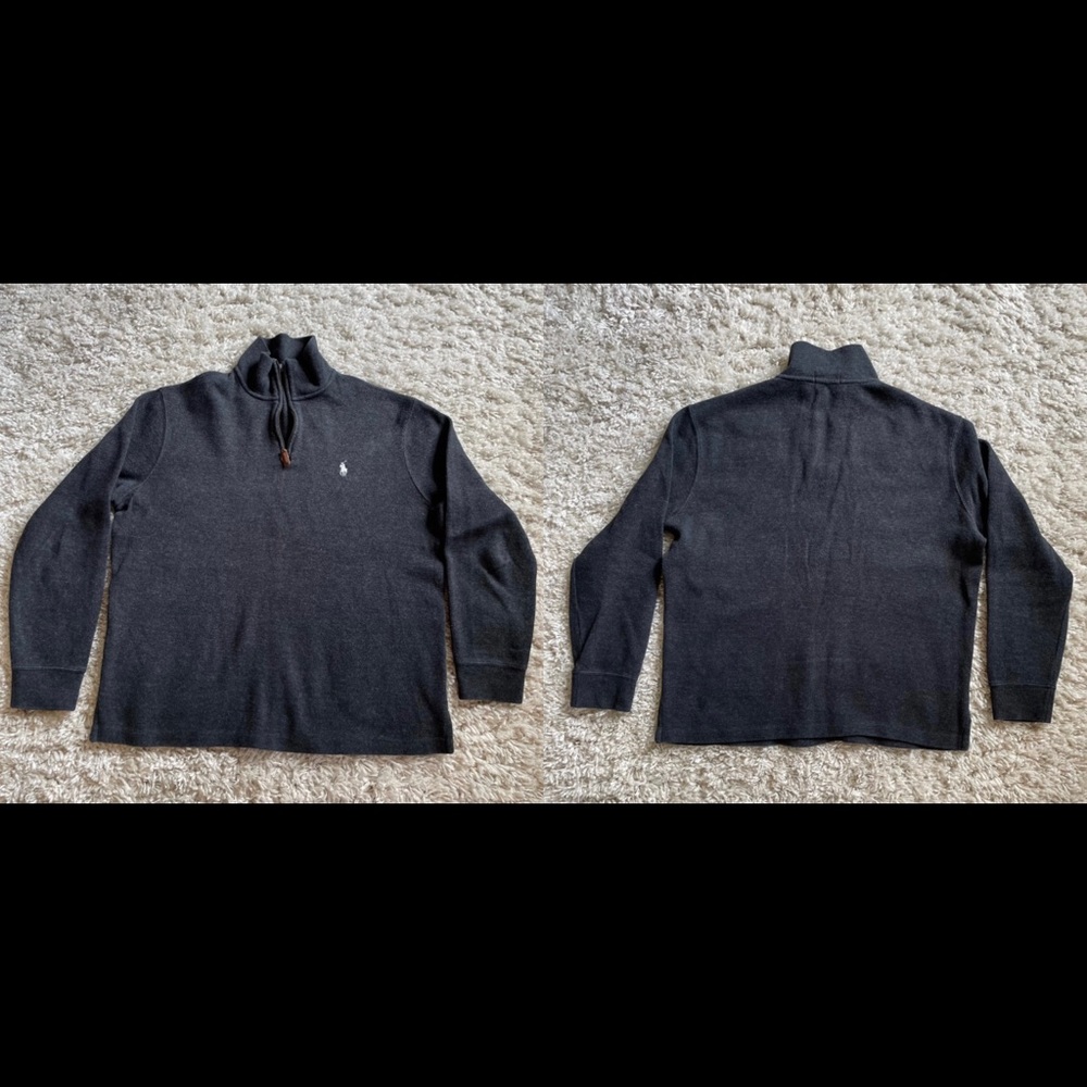 Men’s Polo Quarter Zip Sweater